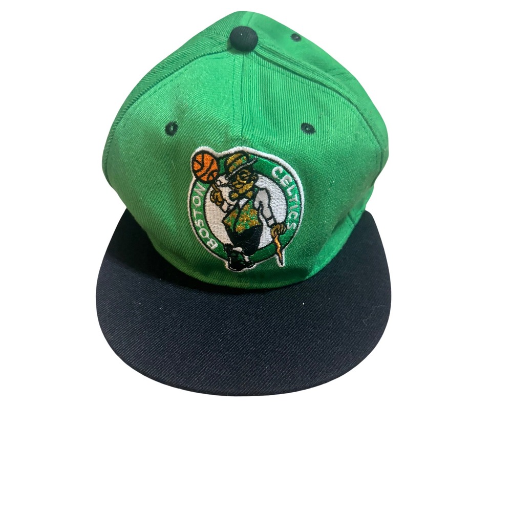 New Era Boston Celtics Hardwood Classics Snapback Hat Green Black NBA Basketball